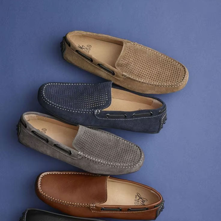 Leather Driving Loafer Shoe