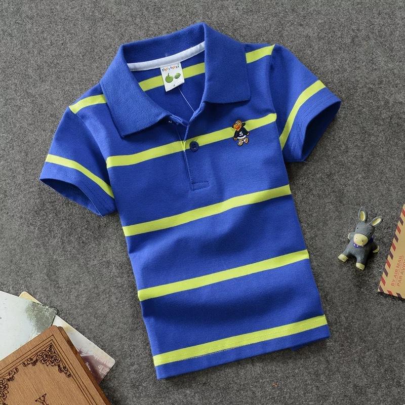 Turn-Down Collar Polo Shirts