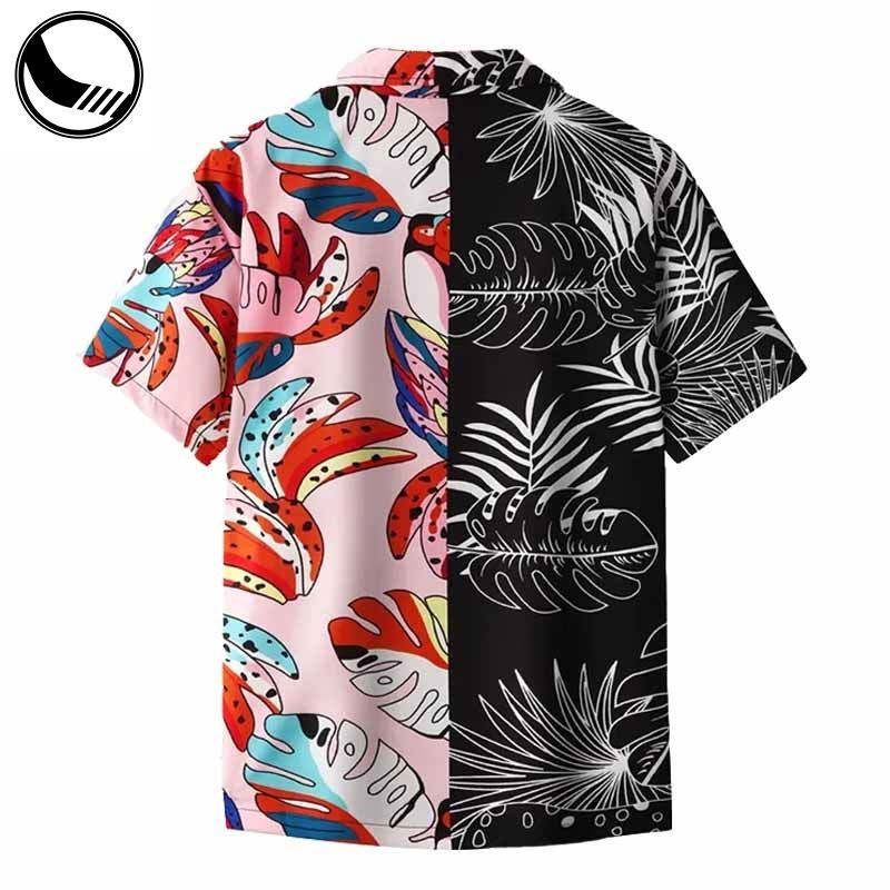 Floral Short Sleeve Casual Beach Summer Rayon Hawaiian Shirt