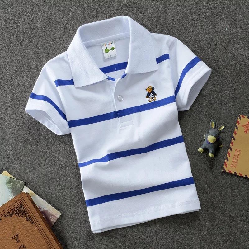 Turn-Down Collar Polo Shirts