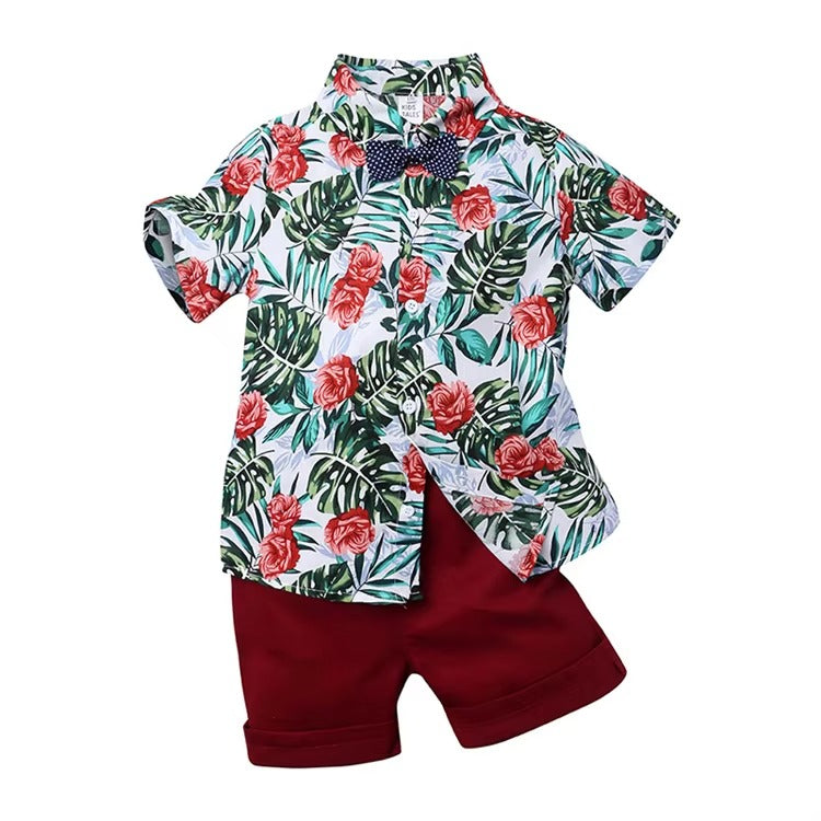 Kids’ Summer Clothing Short Set – Toddler Boys