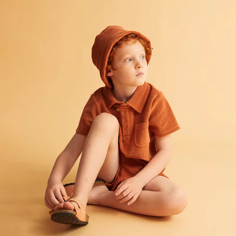 Kids’ Summer Terry Cloth Two-Piece Set – Boys