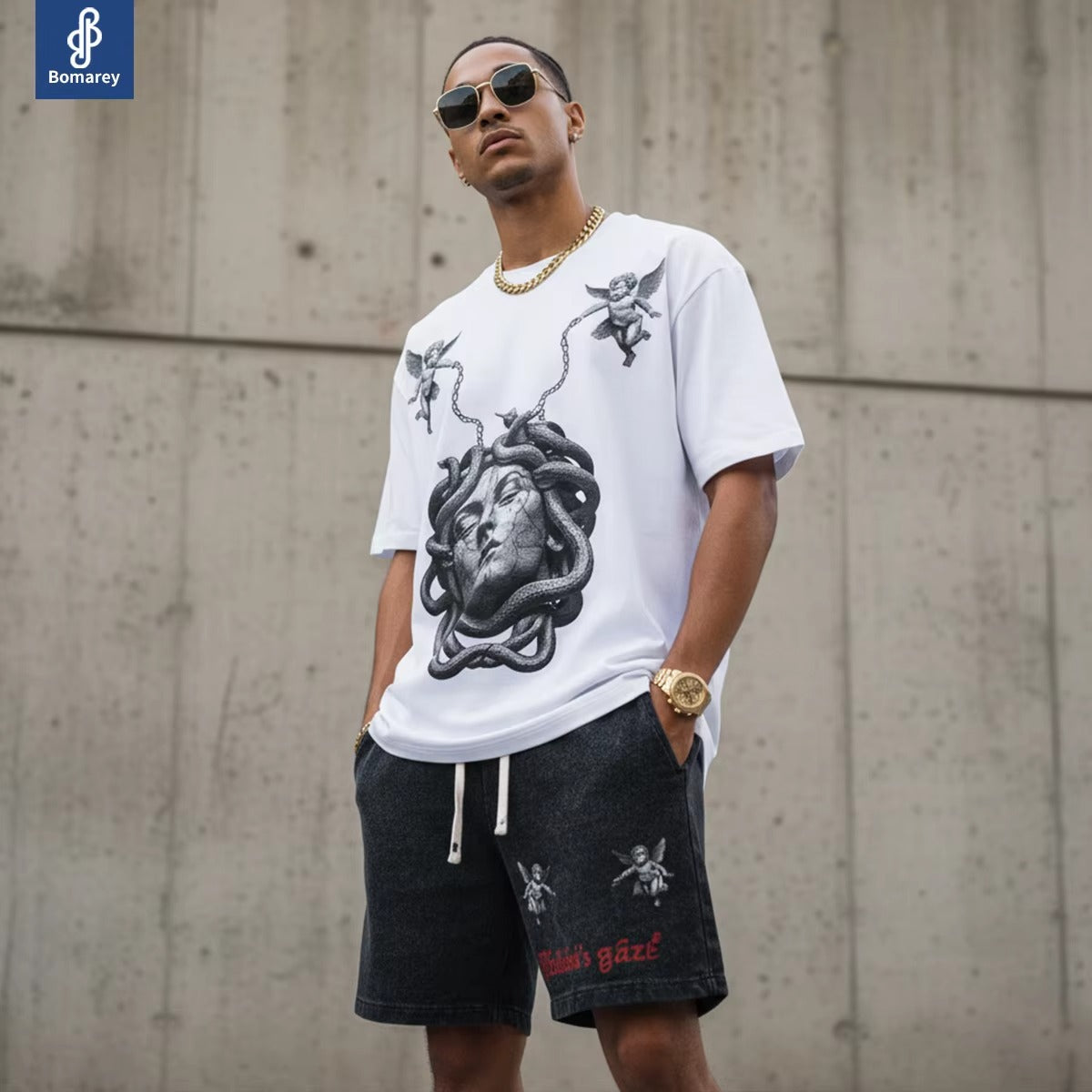 Men’s Oversized T-Shirt & Shorts Set