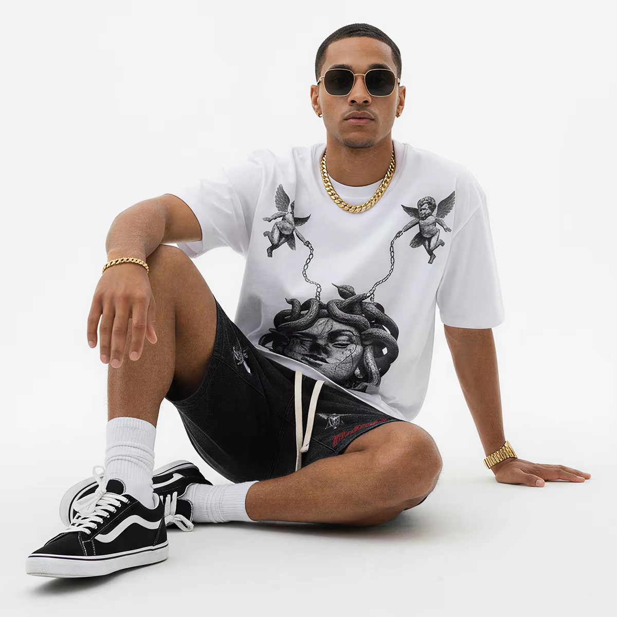 Men’s Oversized T-Shirt & Shorts Set